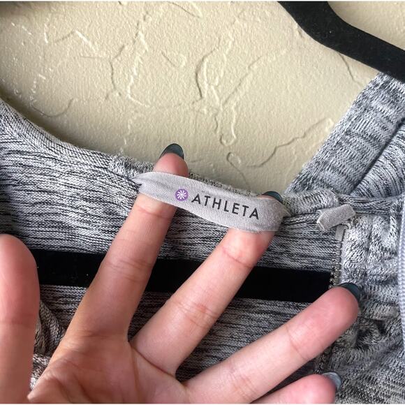 Athleta heather Gray Full-Zip Jacket  - Size L - Picture 4 of 13